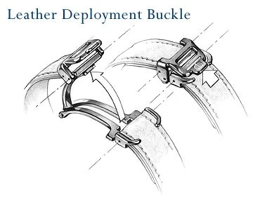 leather Deployment Buckle