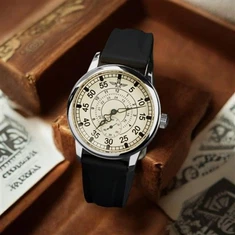 OEM-i luksuslik liikuv nahast rihmaga meeste käekell