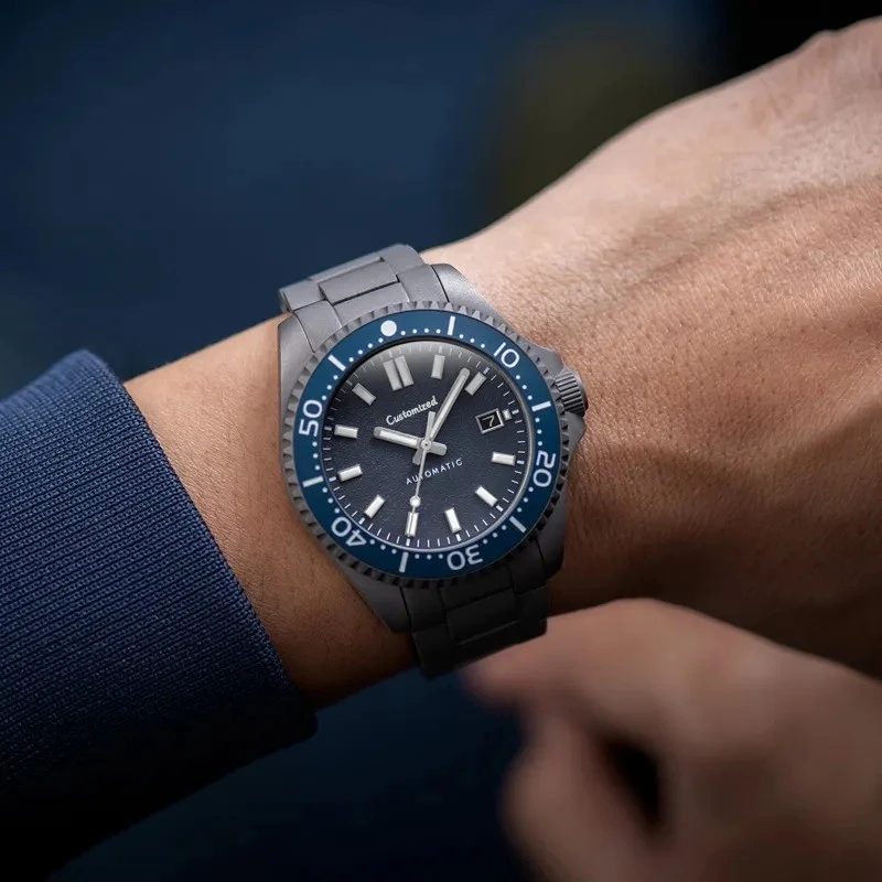 Swiss SW200-1 Titanium Luxury Watch 200m Diving